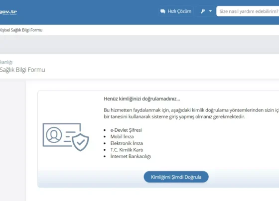 kişisel sağlık bilgi formu