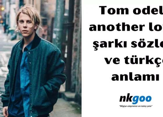 Tom odell another love şarki sözleri