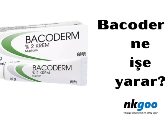 Bacoderm ne ise yarar