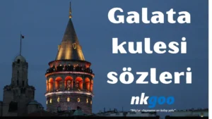 Galata kulesi sozleri 