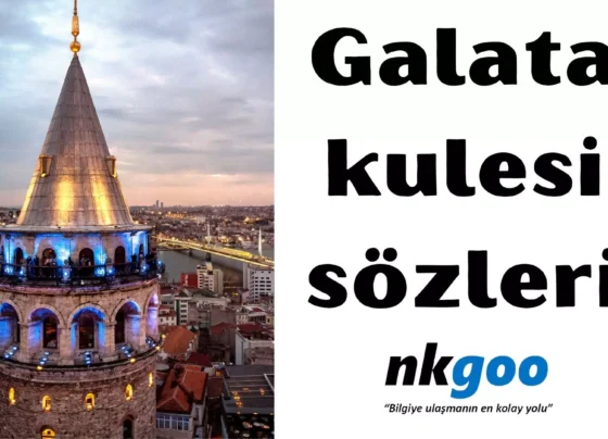 Galata kulesi sozleri