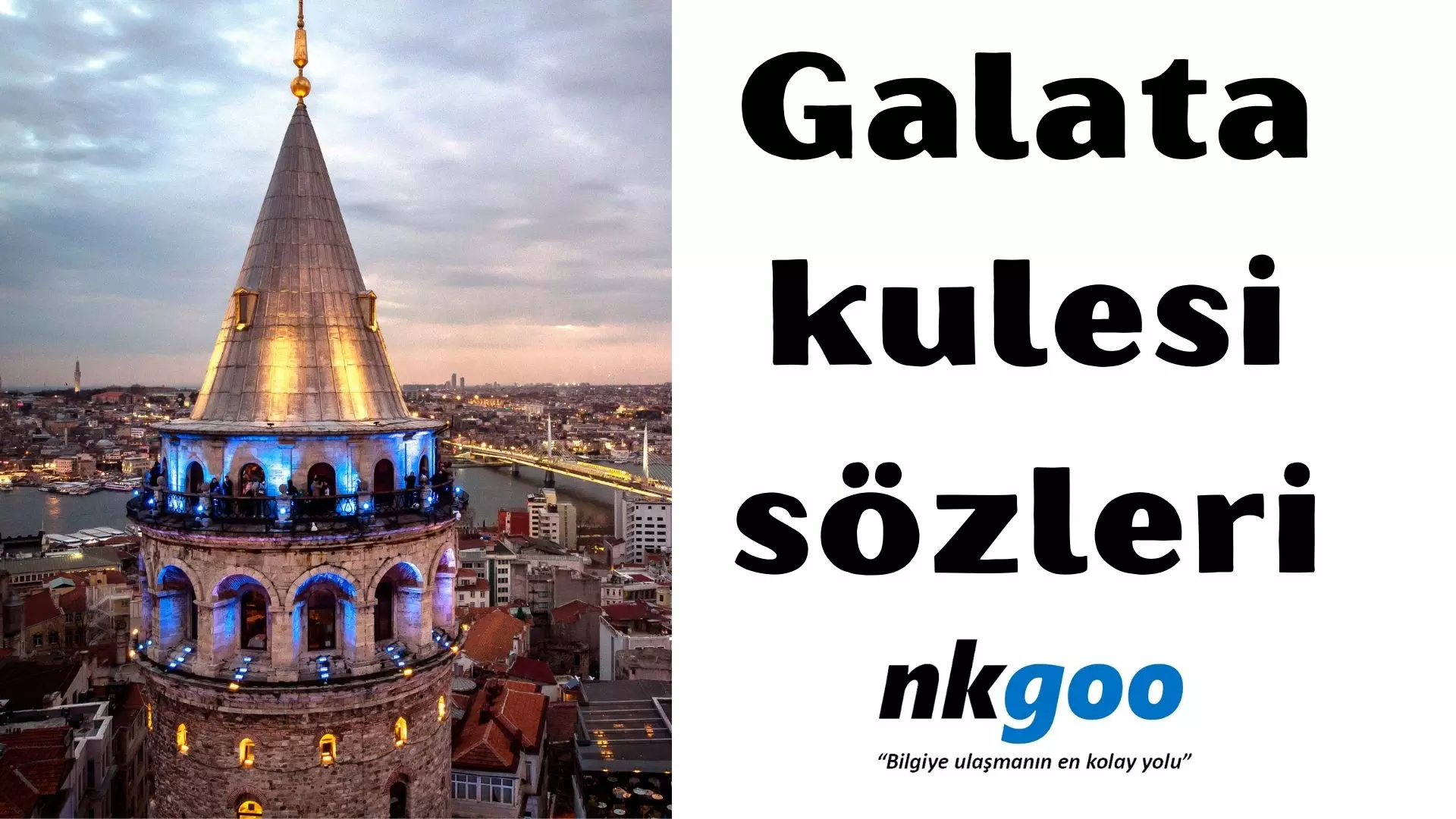 Galata kulesi sözleri