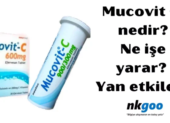 Mucovit C nedir