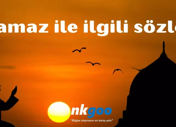 Namaz ile ilgili sozler