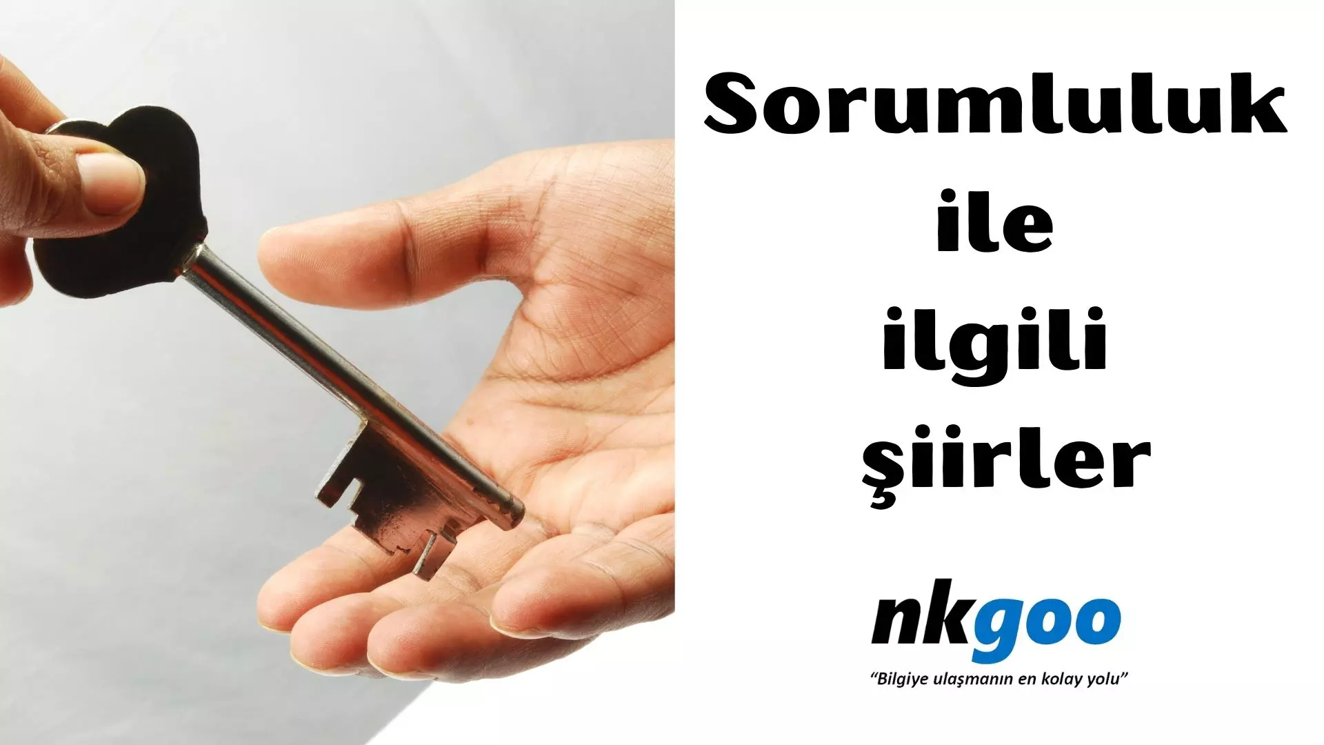 Sorumluluk ile ilgili şiirler, 8 adet şiir