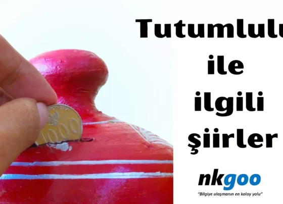 Tutumluluk ile ilgili siirler