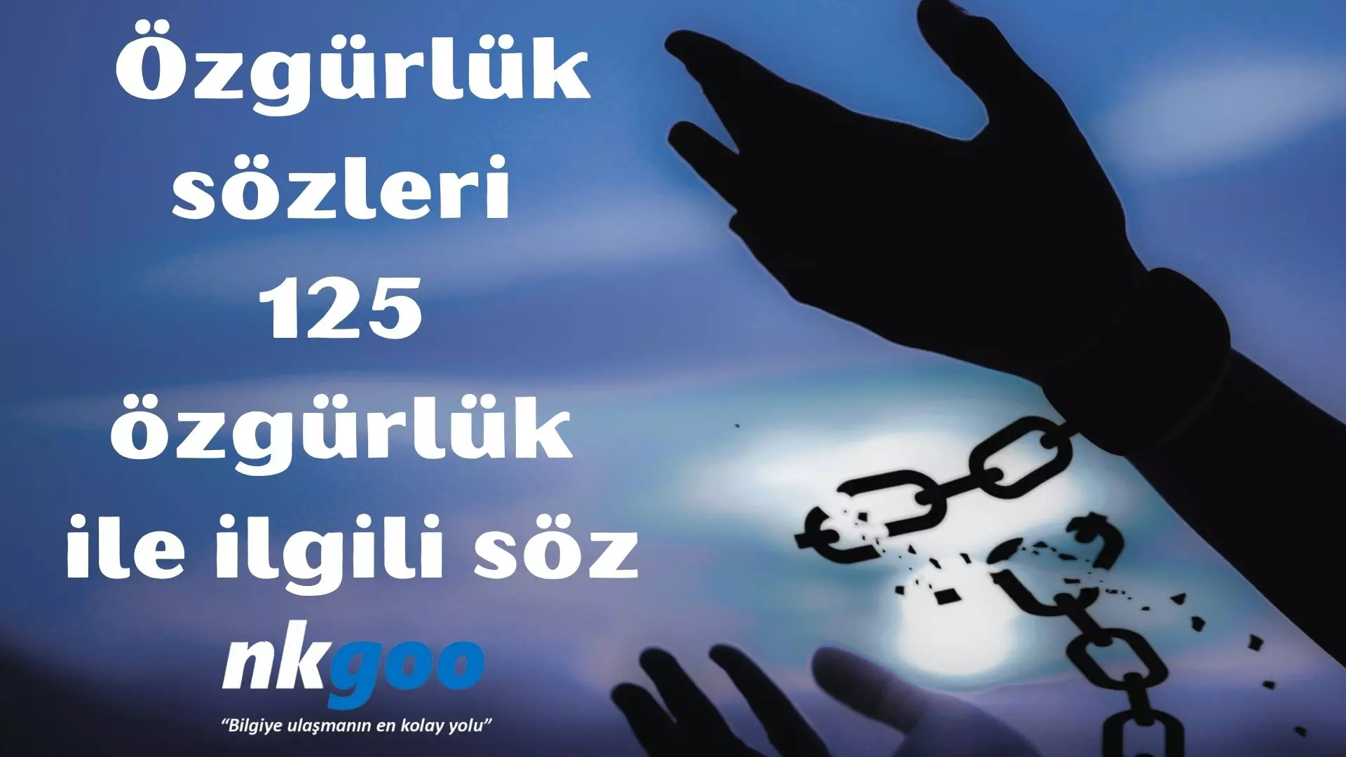 Özgürlük sözleri, 125 özgürlük ile ilgili sözler