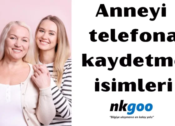 Anneyi telefona kaydetme isimleri