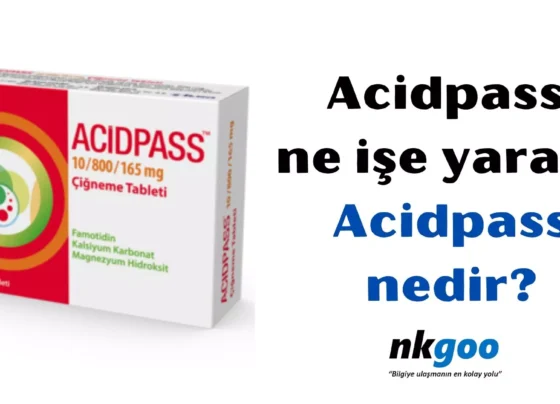 Acidpass ne işe yarar