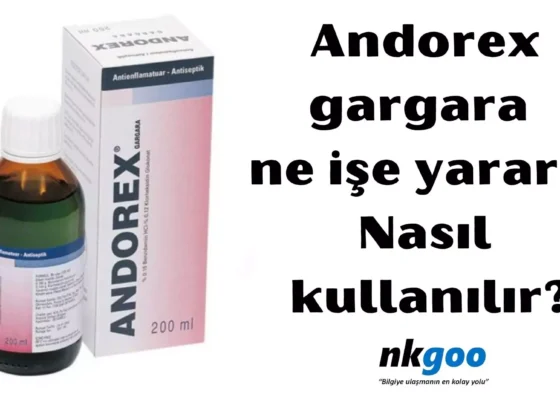 Andorex gargara ne işe yarar