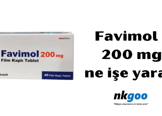 Favimol 200 mg ne işe yarar