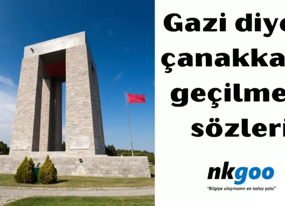 Gazi diyor çanakkale geçilmez sözleri