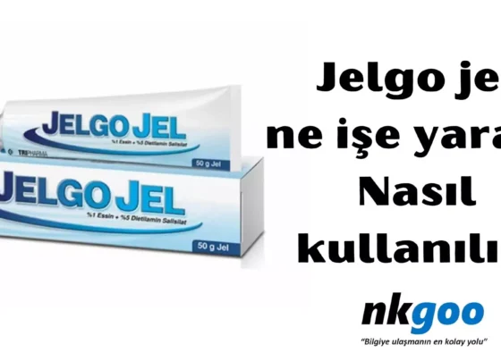 Jelgo jel ne işe yarar