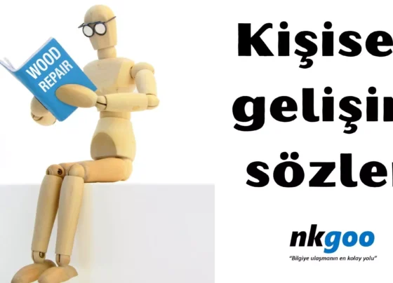 Kişisel gelişim sözleri