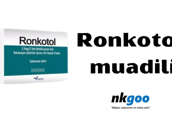 Ronkotol muadili