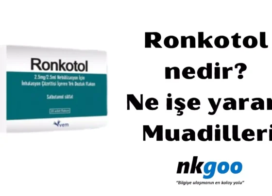 Ronkotol nedir