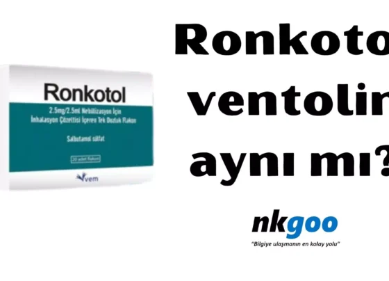 Ronkotol ventolin aynı mı