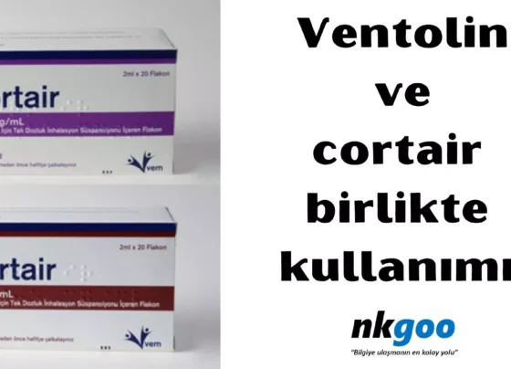 Ventolin ve cortair birlikte kullanımı