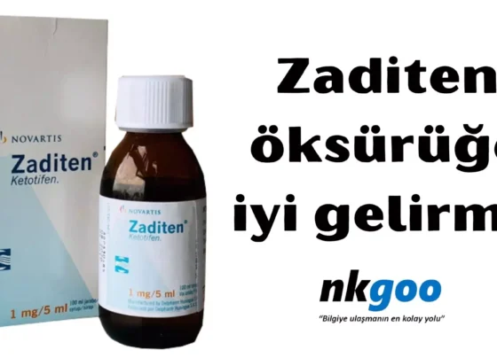 Zaditen öksürüğe iyi gelirmi