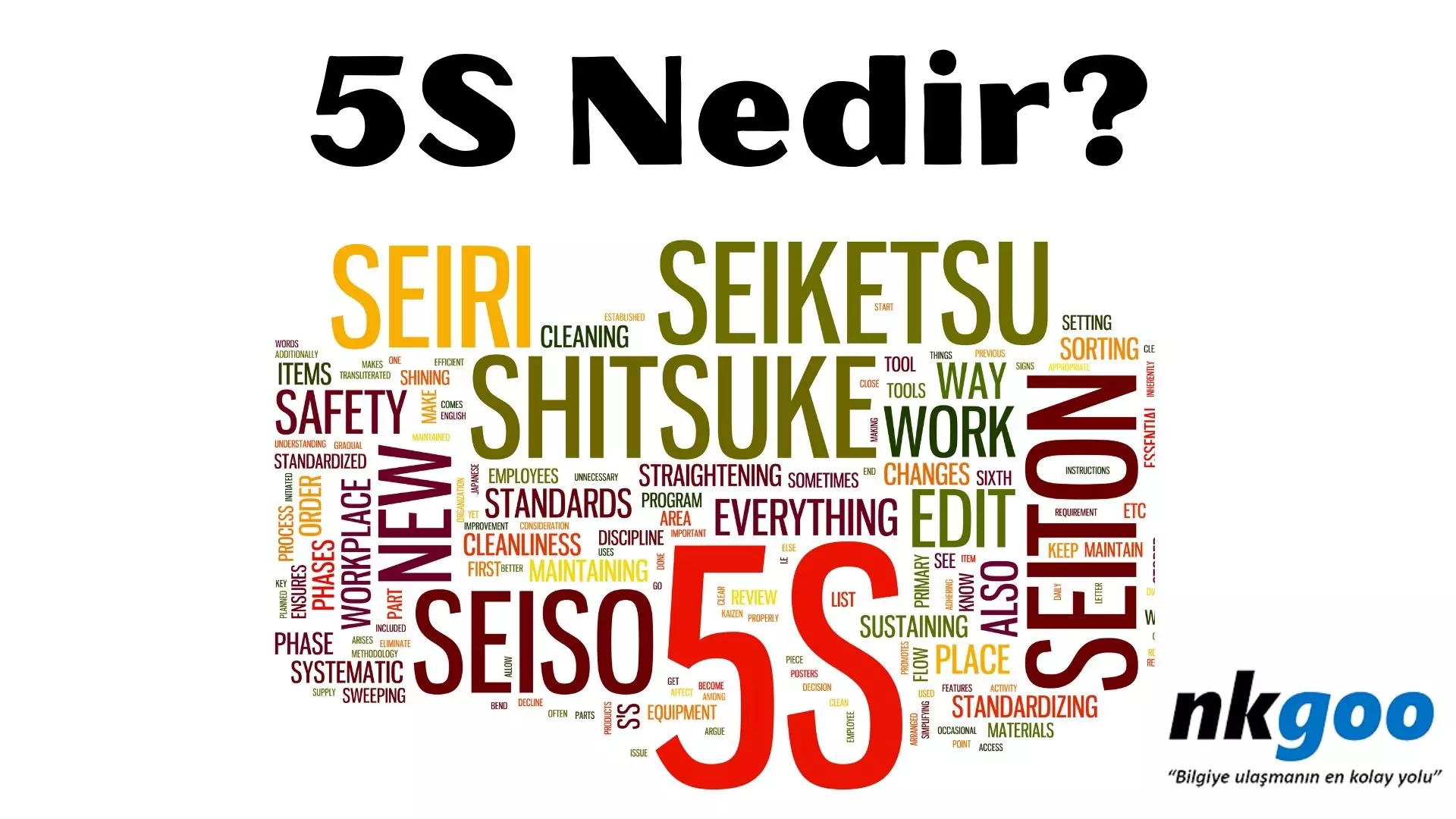 5S nedir? 5S açılımı nedir? 5S kuralı nedir?