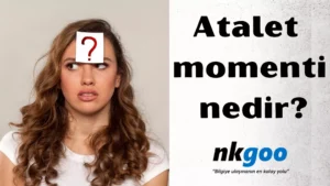 Atalet momenti nedir