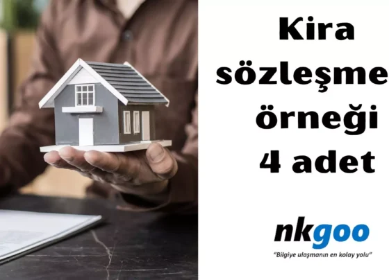 Kira sözleşmesi örneği