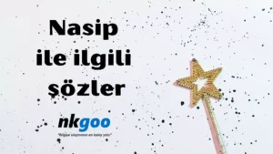 nasip ile ilgili sözler 