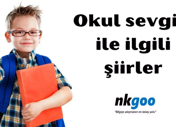 okul sevgisi ile ilgili şiirler