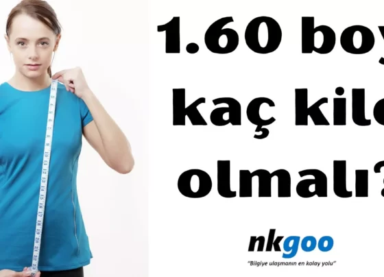 1.60 boy kaç kilo olmalı