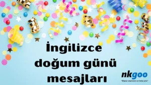 İngilizce doğum günü mesajları