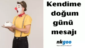 Kendime doğum günü mesajı 