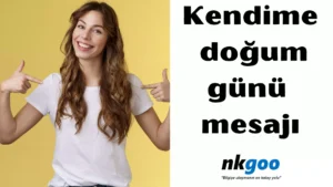 Kendime doğum günü mesajı 