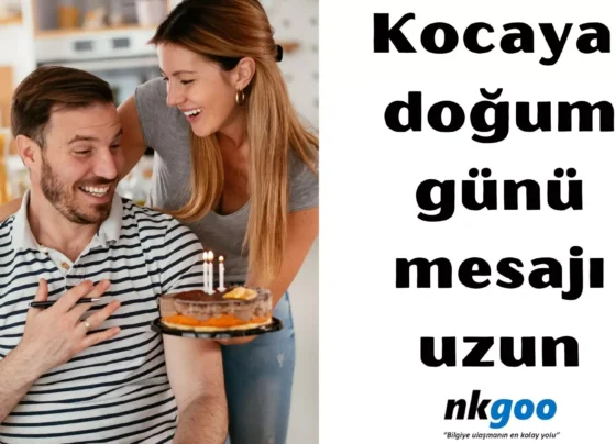 Kocaya doğum günü mesajı uzun