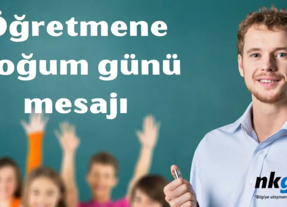 Öğretmene doğum günü mesajı