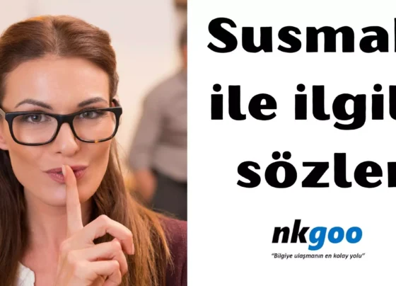 susmak ile ilgili sözler