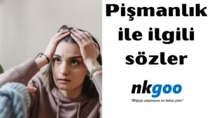 pişmanlık ile ilgili sözler 