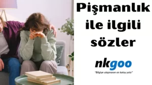 pişmanlık ile ilgili sözler 