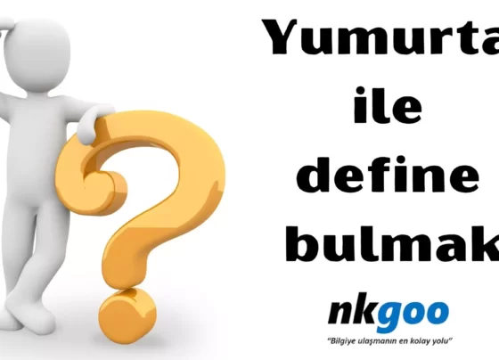 yumurta ile define bulmak